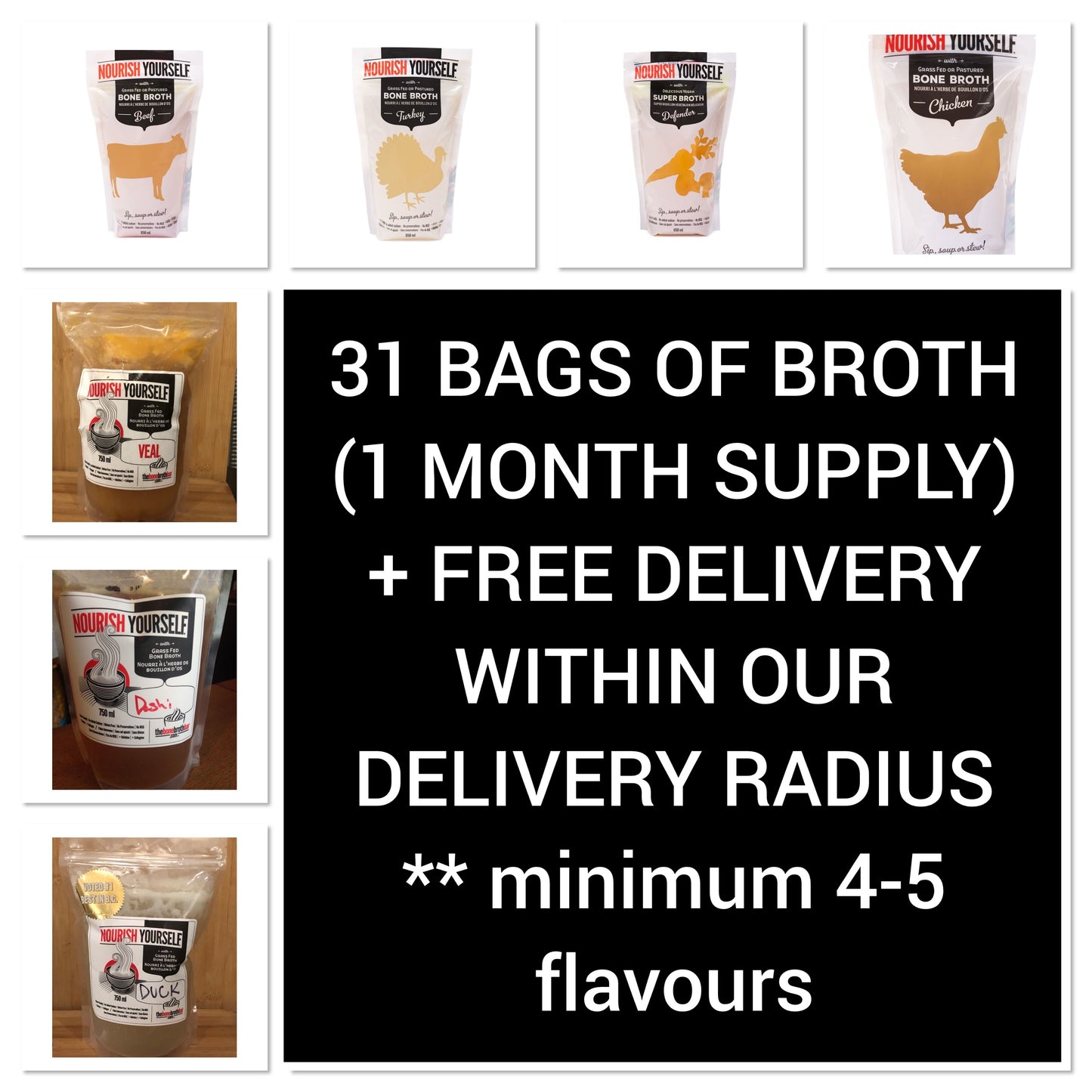 31-PACK BONE BROTH CLEANSE + FREE DELIVERY [ BEST DEAL ]