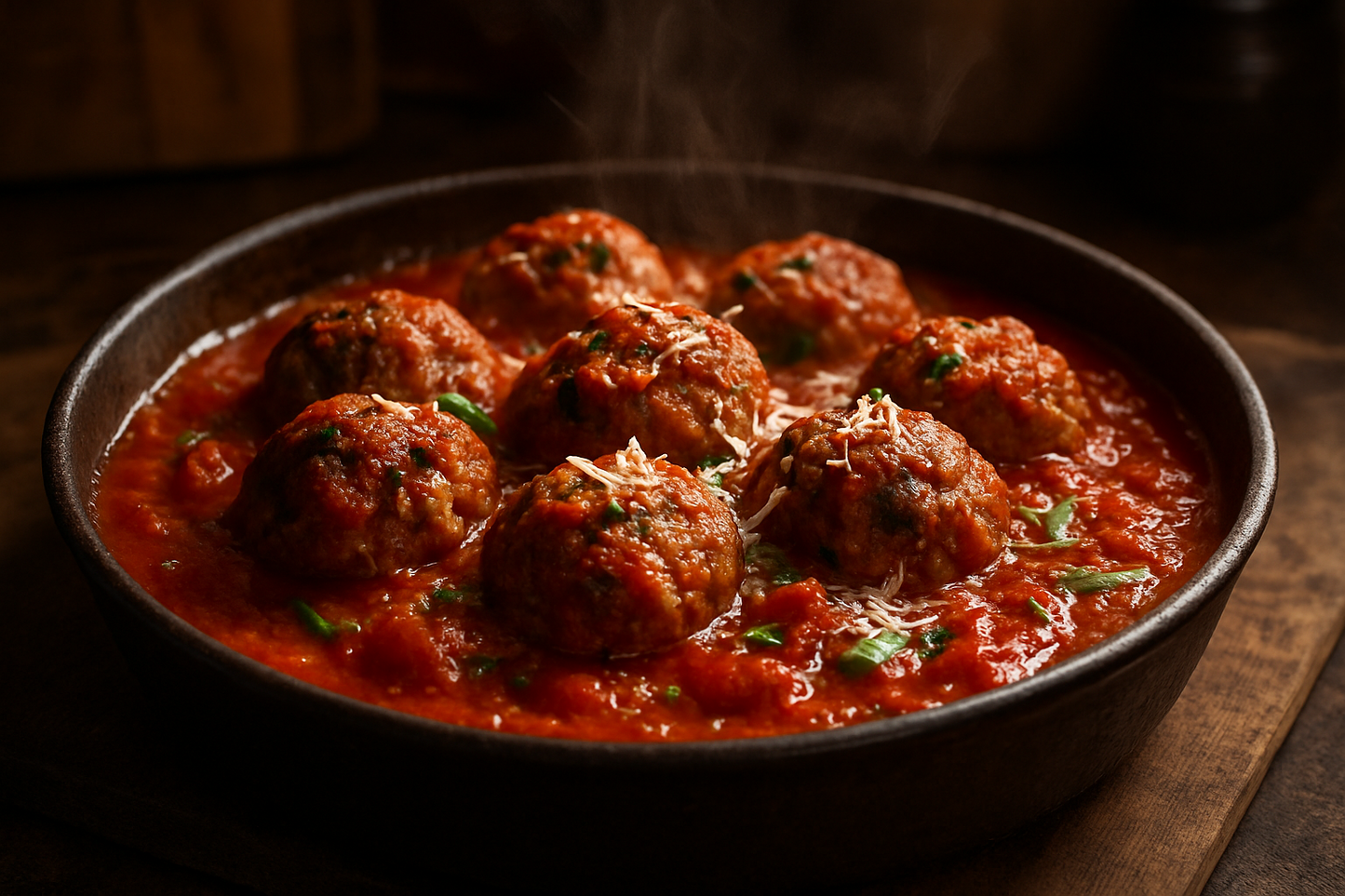 Italian Meatballs in Marinara Sauce