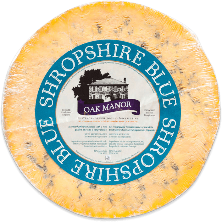 Oak Manor Blue Shropshire English Cheese 100g Local Meat Vancouver