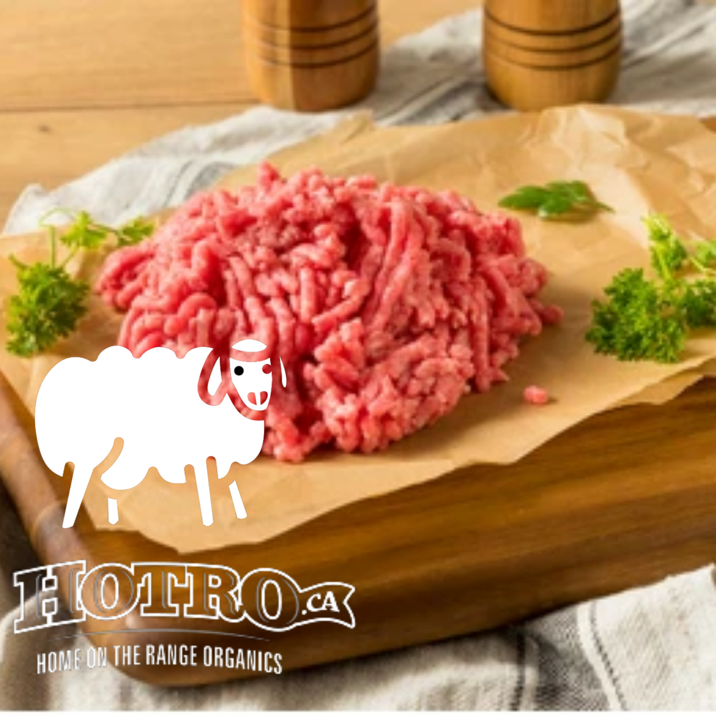 Ground Lamb (Certified Organic, 100% Grass-Fed & Finished BC)