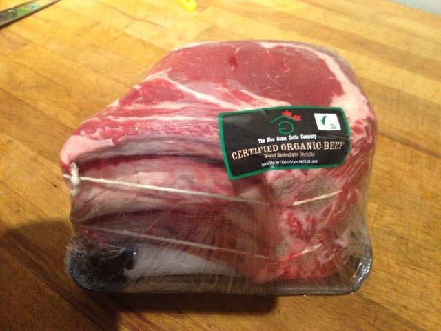 Blue Goose Certified Organic & Grass Fed Prime Rib Roast DEPOSIT $40 - HOTRO.ca