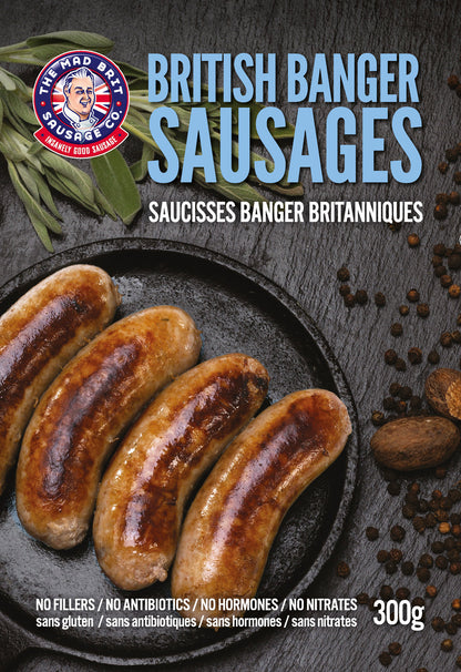 Mad Brit Sausage Co. - British Banger Sausages (Contains Pork)
