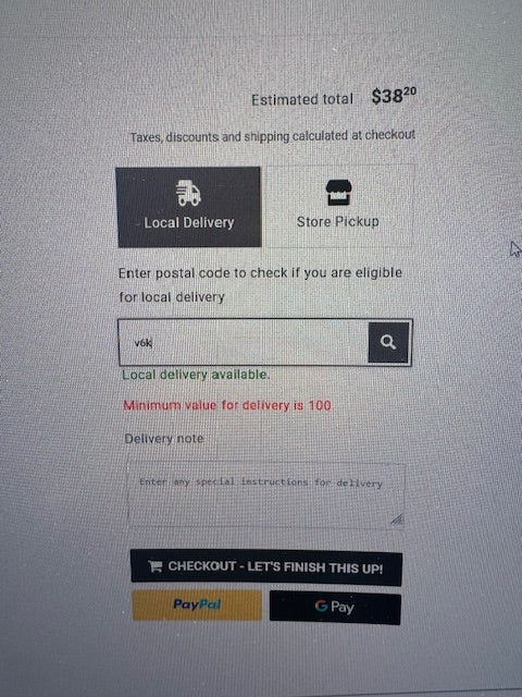 Delivery App Glitch and Fix