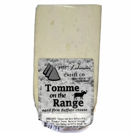 Tomme on the Range — Raw Buffalo Milk | Mt Lehman Cheese Co.
