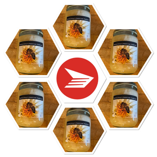 BC Blackburn Wildflower Honey + Canada Postage