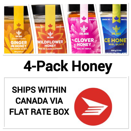 Dr. Bee Raw Honey Set + Postage within Canada
