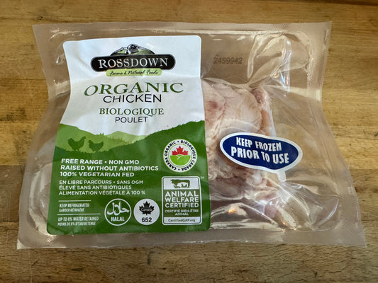 CHICKEN WINGS (Rossdown Farm) Certified Organic/No Hormones/No Antibiotics