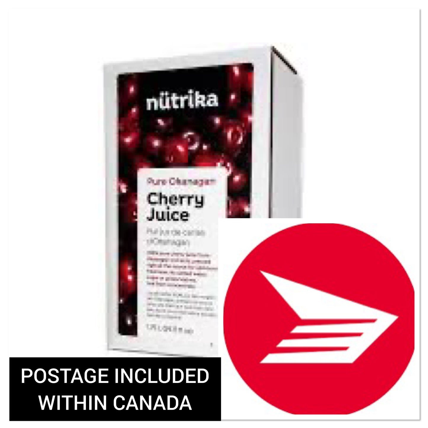 Cherry Juice (Nütrika Pure Okanagan) + CANADA POST POSTAGE