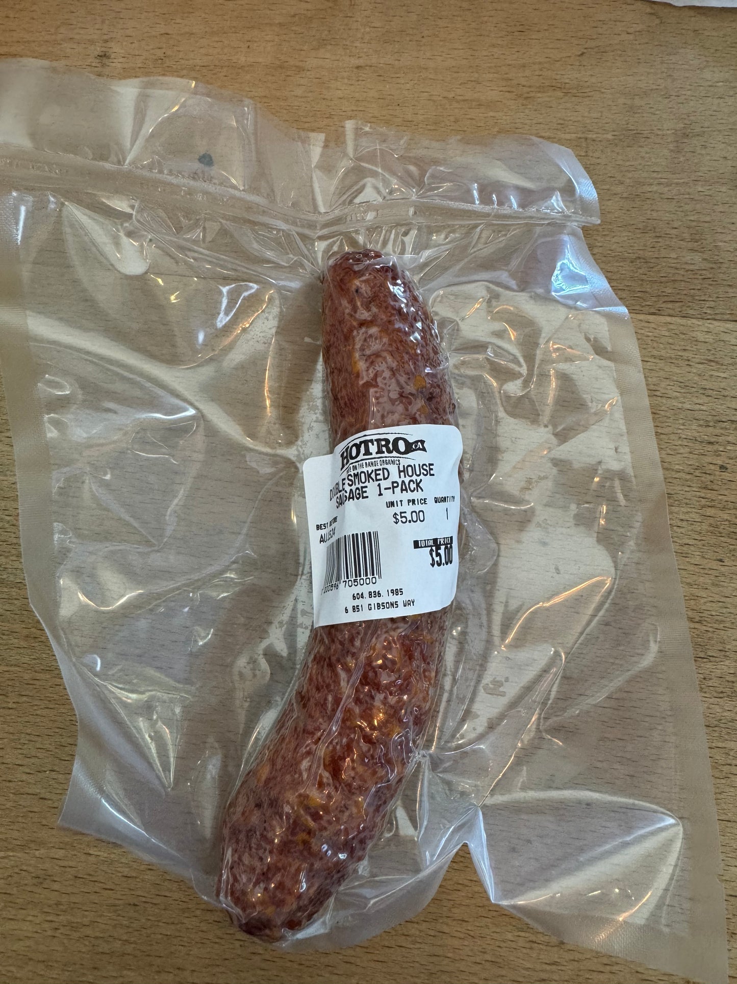 DOUBLE SMOKED HOUSE SAUSAGE