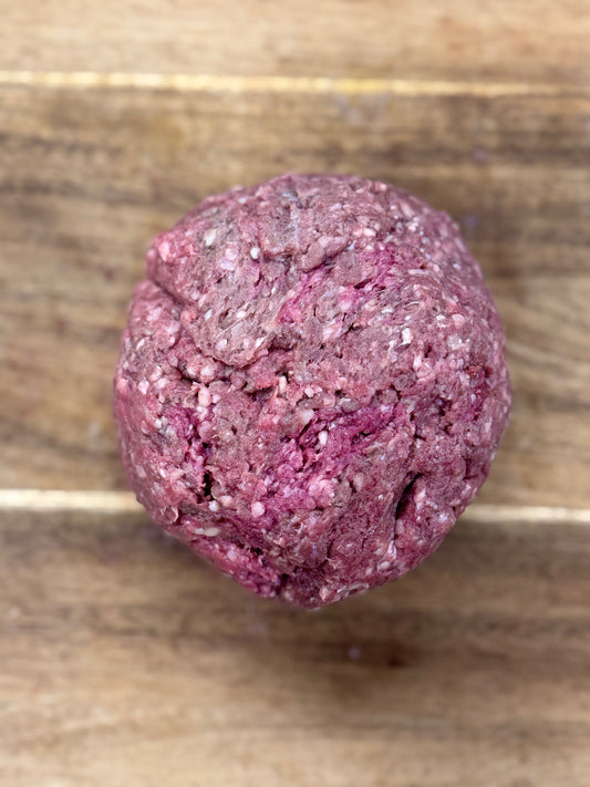 Bradner Farms Ground Beef Mix — 90% Beef, 5% Liver, 5% Heart (Certified Organic, 100% Grass-Fed BC)