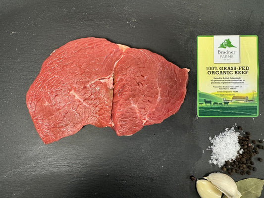 Top Sirloin Steak (Bradner Farms Certified Organic, 100% Grass-Fed & Finished BC)