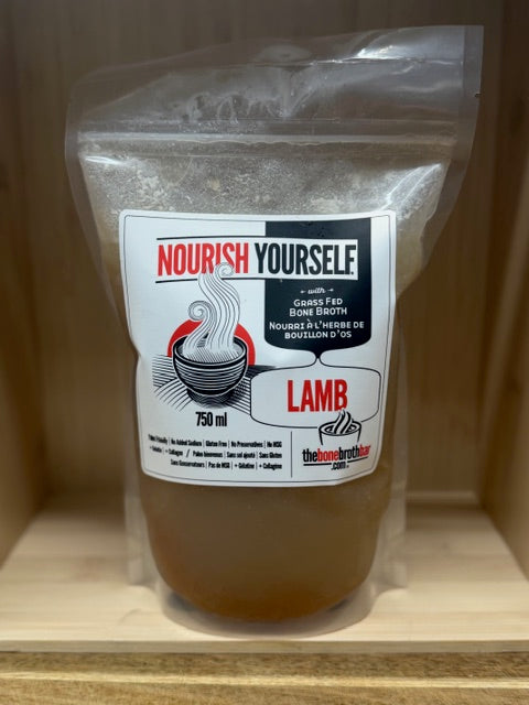 Nourish Yourself Lamb Bone Broth — The Harmonizer — omega-3 rich, inflammation & hormonal balance — HOTRO.ca