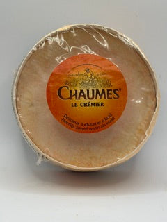 Photo is of a cows milk cheese from France with a red washed rind and creamy brie like centre.