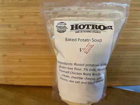 Baked Potato Soup (with Nourish Yourself Chicken Broth)