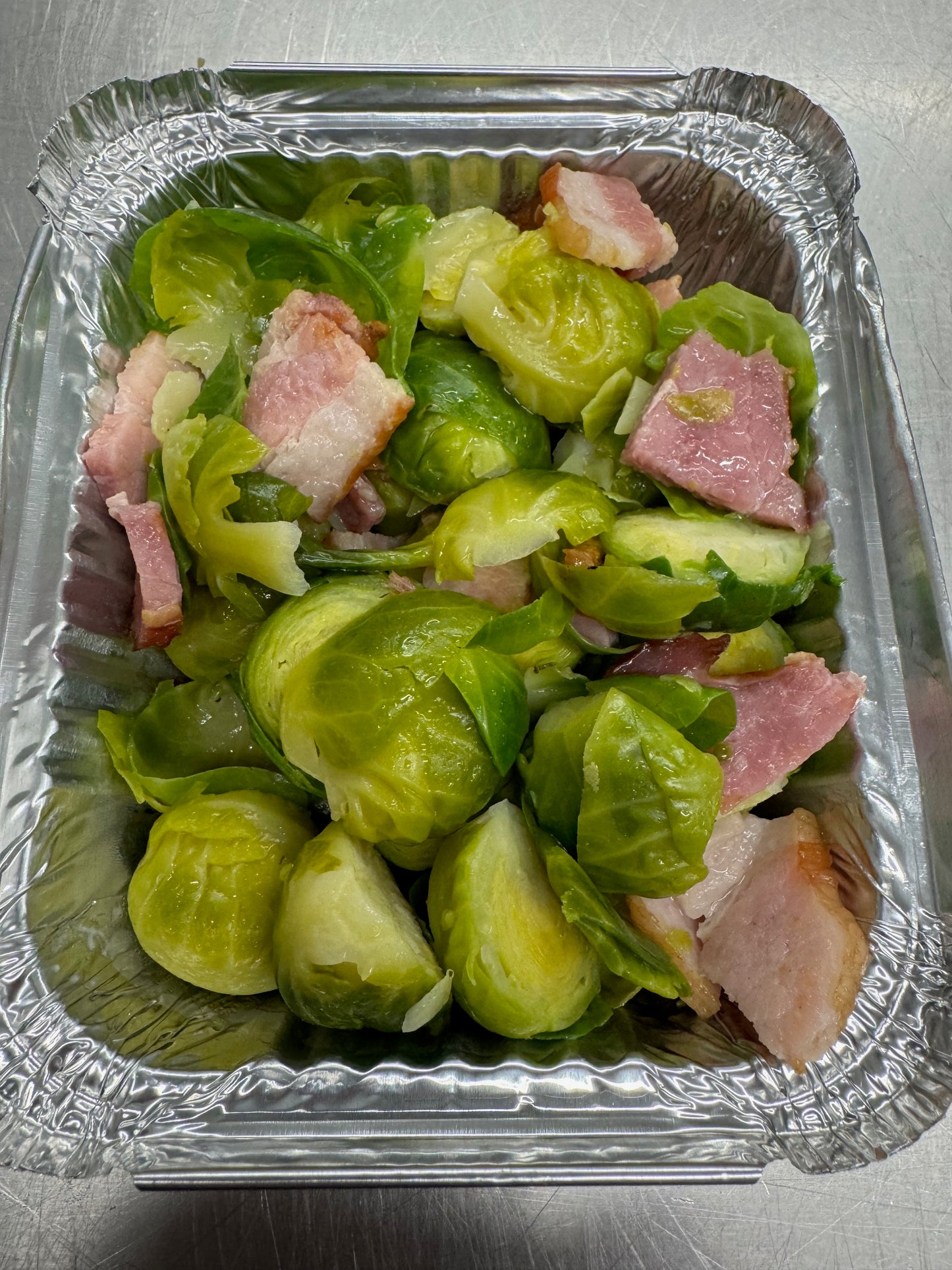 Holiday Side Dishes - Brussels sprouts with bacon