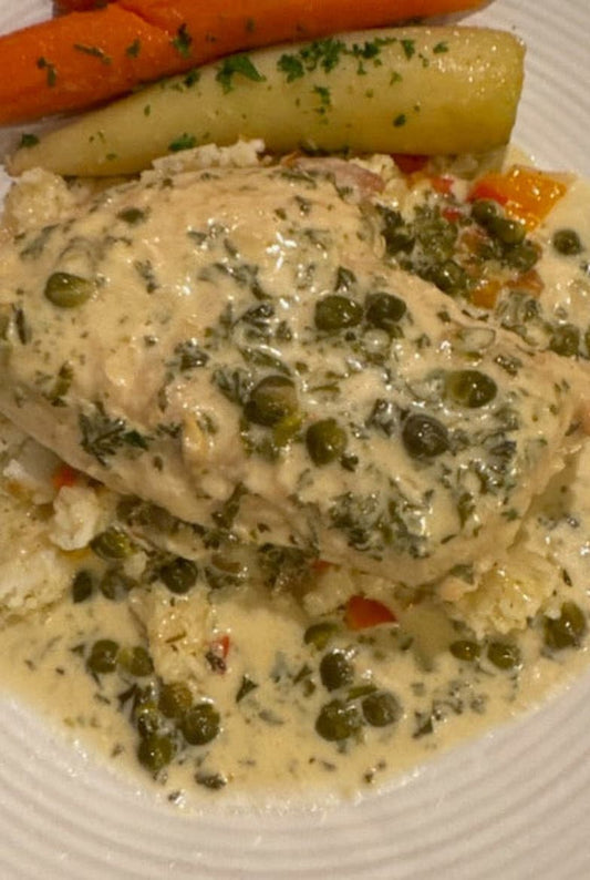 Mad Brit Chicken Piccata — gluten-free BC chicken in lemon-caper butter sauce — HOTRO.ca
