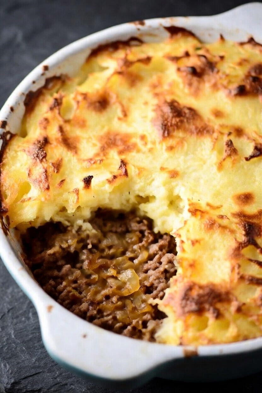 Mad Brit Shepherd's Pie — BC lamb & grass-fed beef with creamy mash, made in Gibsons BC — HOTRO.ca 