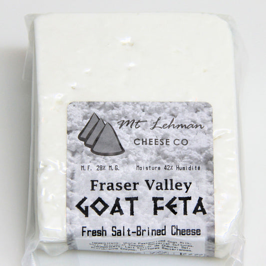 Goat Feta — Raw Goat Milk | Mt Lehman Cheese Co.