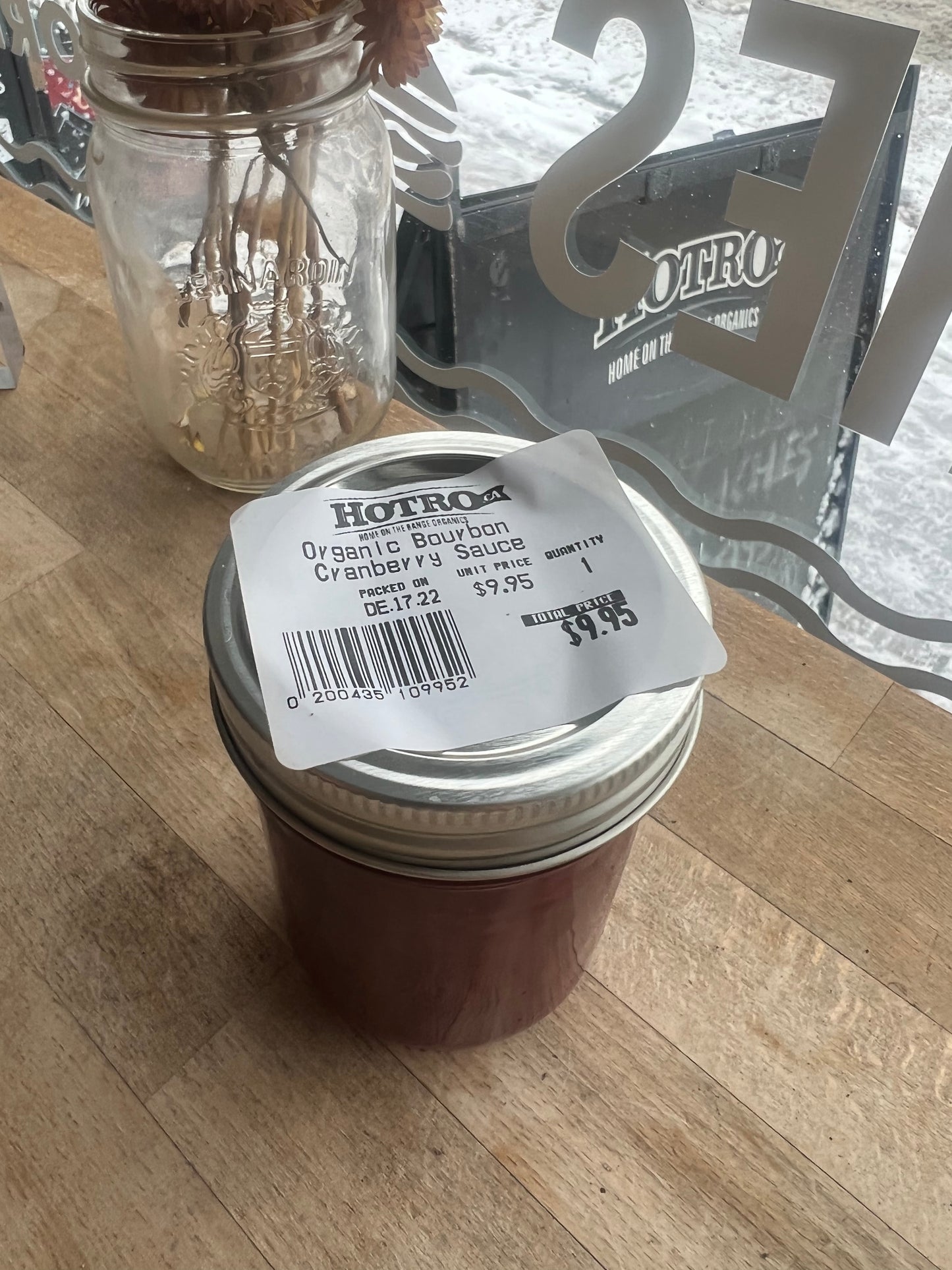 Bourbon Cranberry Sauce (Organic)