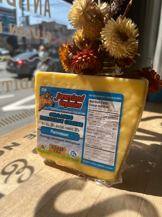 Parmesan Cheese (Jerseyland Organics) - Raw Milk Organic Grass-Fed
