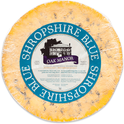 Blue Shropshire English Cheese (Oak Manor)