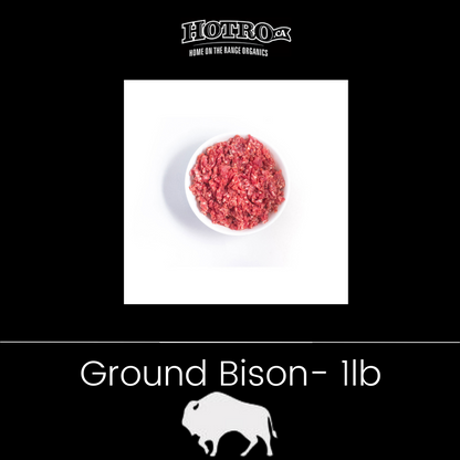 Ground Bison (Local BC) Organic Grass Fed