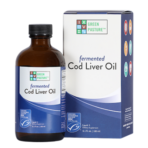 Green Pasture | Fermented Cod Liver Oil and Butter Oil Blend - Non Flavored Capsules