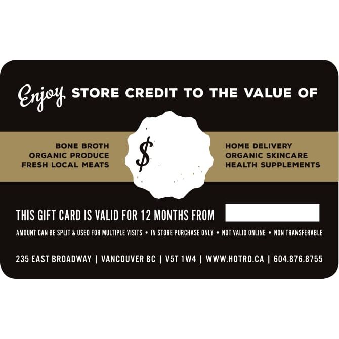 GIFT CARD - Treat someone to a gift card to spend online or in store!
