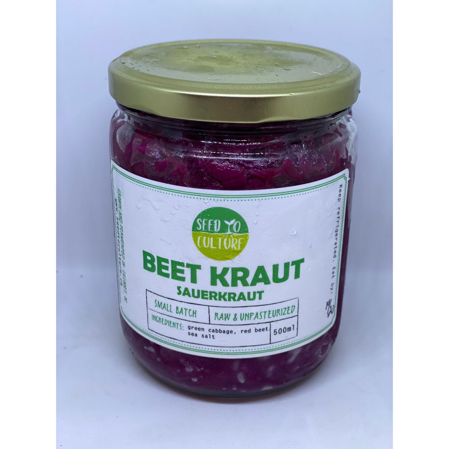 Beet Kraut Sauerkraut - Seed to Culture