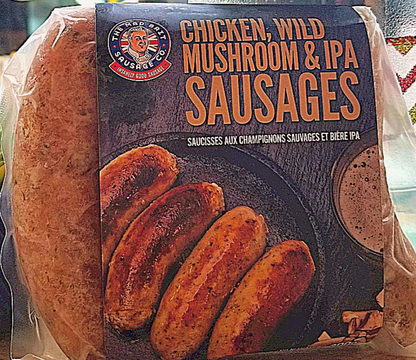 Mad Brit Sausage Co. - Chicken, Wild Mushroom & IPA Sausages (Contains Pork)