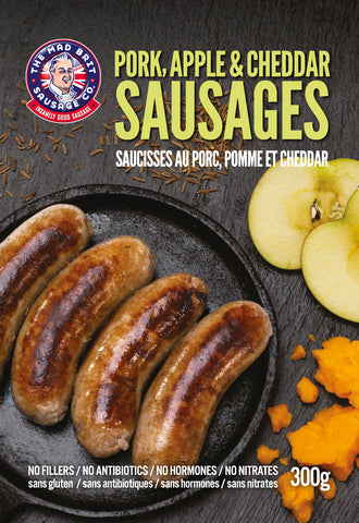 Mad Brit Sausage Co. - Pork, Apple and Cheddar Sausages